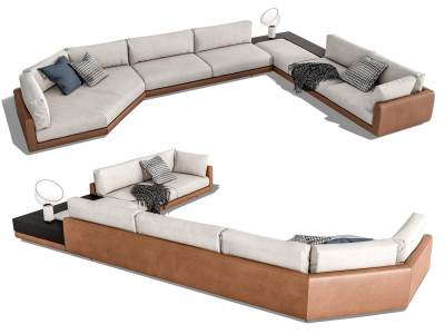 现代多人沙发 转角沙发 组合沙发